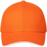 Бейсболка Spiker, оранжевая с белым - фото 3