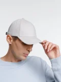 Бейсболка Spiker, серая с белым - фото 6