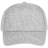 Бейсболка Woolridge, серый меланж - фото 3