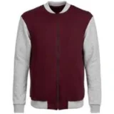 Бомбер College, бордовый - фото 1