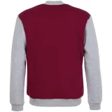 Бомбер College, бордовый - фото 12