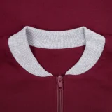 Бомбер College, бордовый - фото 13