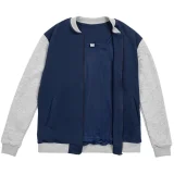 Бомбер College, темно-синий - фото 5