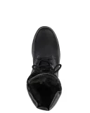 Ботинки с высоким берцем Армия хром на искусственном меху черные - фото 15