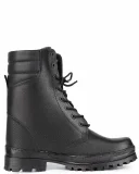 Ботинки с высоким берцем Армия хром на искусственном меху черные - фото 2