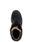 Ботинки с высоким берцем Армия хром на натуральном меху черные - фото 6