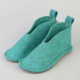 Чуни войлочные шитые "Чуни 4431" с подошвой ЭВА, мята (бирюза) - фото 1