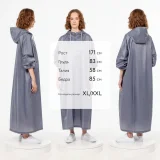 Дождевик-анорак R1, серый - фото 3