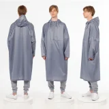 Дождевик-анорак R1, серый - фото 4