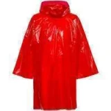 Дождевик-плащ CloudTime, красный - фото 1