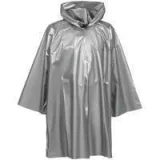 Дождевик-плащ CloudTime, серебристый - фото 1