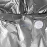 Дождевик-плащ CloudTime, серебристый - фото 4