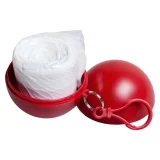 Дождевик в круглом футляре Nimbus, красный - фото 3