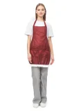 Фартук нейлоновый бордовый РАСПРОДАЖА 20% - фото 5