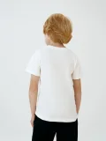 Футболка детская T-Bolka Kids, белая (теплый оттенок) - фото 8