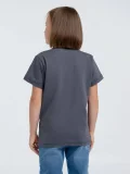 Футболка детская T-Bolka Kids, темно-серая (графит) - фото 4