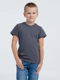 Футболка детская T-Bolka Kids, темно-серая (графит) - фото 5