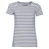 Футболка Miles Women белая с темно-синим - фото 5