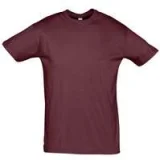 Футболка унисекс Regent 150, бордовая - фото 1