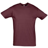 Футболка унисекс Regent 150, бордовая - фото 2