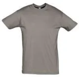 Футболка унисекс Regent 150, серая (стальная) - фото 1