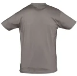 Футболка унисекс Regent 150, серая (стальная) - фото 3