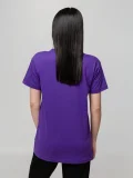 Футболка унисекс T-bolka 140, фиолетовая - фото 14