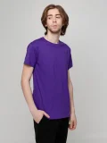 Футболка унисекс T-bolka 140, фиолетовая - фото 9