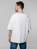 Футболка унисекс оверсайз Crosstown, белая - фото 7