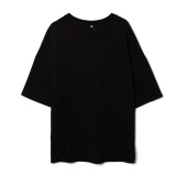 Футболка унисекс оверсайз Crosstown, черная - фото 1