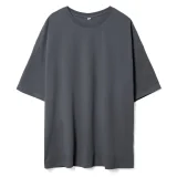 Футболка унисекс оверсайз Crosstown, темно-серая - фото 1