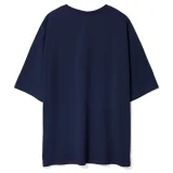 Футболка унисекс оверсайз Crosstown, темно-синяя - фото 2