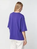 Футболка унисекс оверсайз Street Vibes, фиолетовая - фото 10