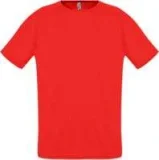 Футболка унисекс Sporty 140, красная - фото 1