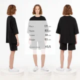 Футболка унисекс оверсайз T1, черная - фото 4