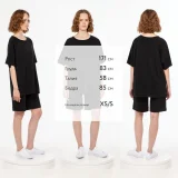 Футболка унисекс оверсайз T2, черная - фото 5