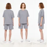 Футболка унисекс оверсайз T3, серая - фото 2