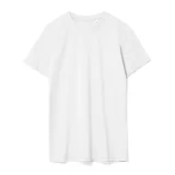 Футболка унисекс T-Bolka 160, белая (теплый оттенок) - фото 1