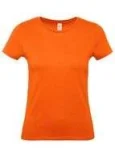 Футболка женская E150, оранжевая - фото 1