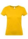 Футболка женская E150, желтая - фото 1