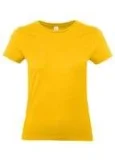 Футболка женская E190 желтая - фото 1