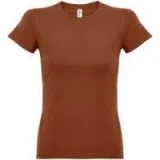 Футболка женская Imperial Women 190, коричневая (терракотовая) - фото 1