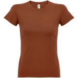 Футболка женская Imperial Women 190, коричневая (терракотовая) - фото 2