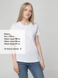 Футболка женская T-bolka Lady, белая - фото 17