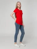 Футболка женская T-bolka Lady, красная - фото 16