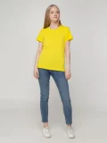 Футболка женская T-bolka Lady, желтая - фото 16