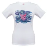 Футболка женская «Ван-Пиг», белая - фото 1