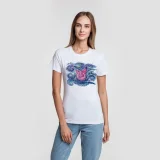 Футболка женская «Ван-Пиг», белая - фото 2