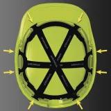 Каска защитная DIAMOND VI WIND синяя (DIAM6WTRBL) Delta Plus - фото 9