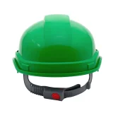 Каска защитная ЕЛАНПЛАСТ АЙ-ПРАЙМ КЛАССИК зеленая (пластиковое оголовье) - фото 4
